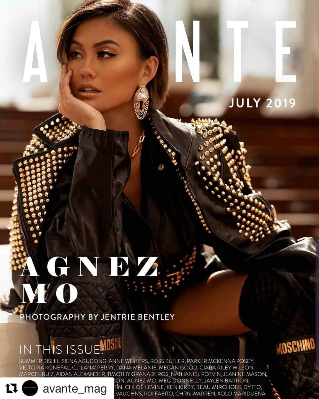 アグネス・モニカさんのインスタグラム写真 - (アグネス・モニカInstagram)「❤️ @avante_mag July 2019. #Repost @avante_mag ・・・ Fleek for the Summer  We are back with a New Issue we had some much fun shooting the talent @agnezmo.  EIC:@stylezbylondonartistry  Photographer:@jentriee  Makeup:@mylahmorales  Hair:@michaelsebastian1  Styled:@otheezystyledit  Interview:@f0rsakens  Creative Director:@agnezmo #avantemag #cover #editorials #fashionphotography #fashion #art #editorials #photography」7月11日 7時05分 - agnezmo