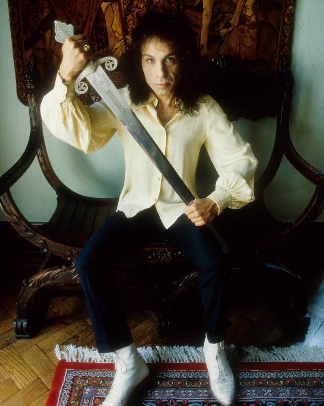 Revolverさんのインスタグラム写真 - (RevolverInstagram)「Ronnie James Dio was born 77 years ago today. What are you playing in his honor? 📸: Michael Ochs Archives / Getty Images」7月11日 7時33分 - revolvermag