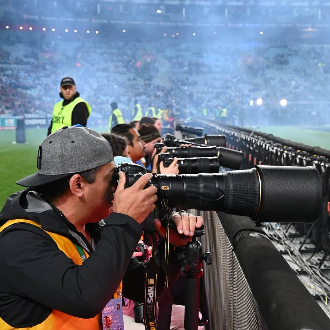 Nikon Australiaさんのインスタグラム写真 - (Nikon AustraliaInstagram)「Congratulations #NewSouthWales and a huge thank you to all those who attended our Sideline Photography Experiences for State Of Origin.  Photographers of all levels have captured every touch, try and conversion using a range of Nikon DSLRs, Mirrorless Cameras and NIKKOR lenses.  Nikon School offers a range of unique and engaging opportunities such as our Sideline Photography Experiences. If you're interested in sharpening your photographic skills and learning something new, visit the link in our bio for more information.  Photo by @chukstagram  #Nikon #MyNikonLife #NikonAustralia #PhotographyWorkshop #NRL #StateOfOrigin」7月11日 7時50分 - nikonaustralia