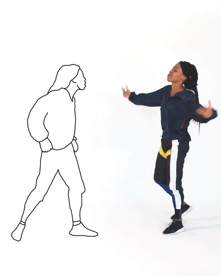 レッドブルのインスタグラム：「Dance battle in 2036: you vs. clone... cue @angyil popping from the future via @jessmelx edit. 📹👏 #dance #popping #pop #clone #redbull #givesyouwings」