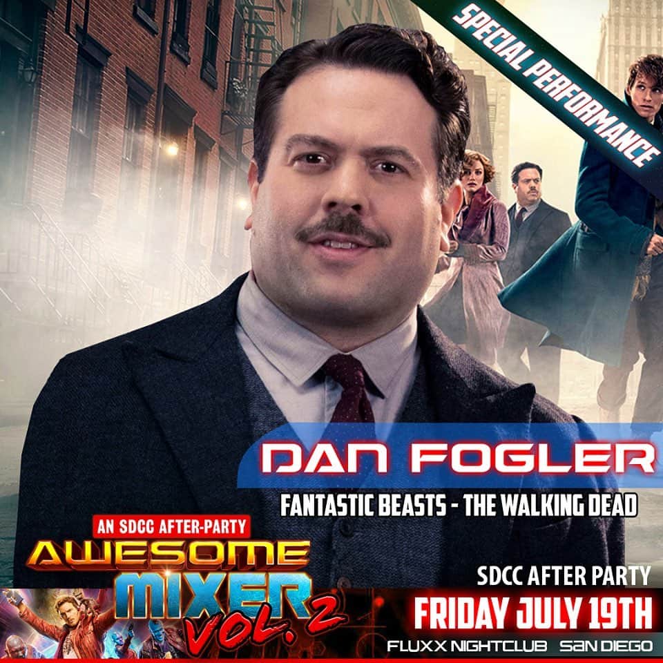 クリス・ハードウィックさんのインスタグラム写真 - (クリス・ハードウィックInstagram)「Xlevelent is taking over SDCC with three amazing after parties, including special musical guests... like Dan Fogler! You know him from movies like Fanboys, Balls of Fury, and Fantastic Beasts and Where to Find Them, but did you know he's also a hell of a singer?  You can catch him in a special performance on Friday the 19th at the Awesome Mixer Vol. 2 After Party at the Fluxx Nightclub in San Diego!」7月11日 9時45分 - nerdist