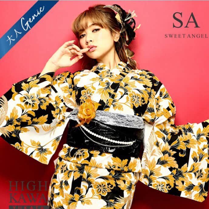 SweetAngelのインスタグラム：「夏本番です！！ 京都では祇園祭が始まりました。 お祭りに花火大会が各地で行われますね！ 今年の夏は自分が一番可愛くなれる浴衣で出かけませんか？  #浴衣  #ゆかた  #お祭り  #ギャル  #sweetangel_sa  #藤田杏奈  #小悪魔  #ゴージャス  #浴衣デート  #花火大会  #着物  #個性派  #浴衣女子  #夏  #summer  #ギャルが一番かわいい」