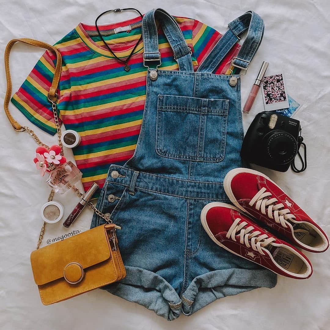 Angel™さんのインスタグラム写真 - (Angel™Instagram)「Outfit Layouts. Which outfit would you add to your shopping list? Credit @megoosta #americanstyle #ootd #outfit #style #fashion #shoppping #outfitlayouts ❤️❤️❤️」7月11日 10時44分 - americanstyle