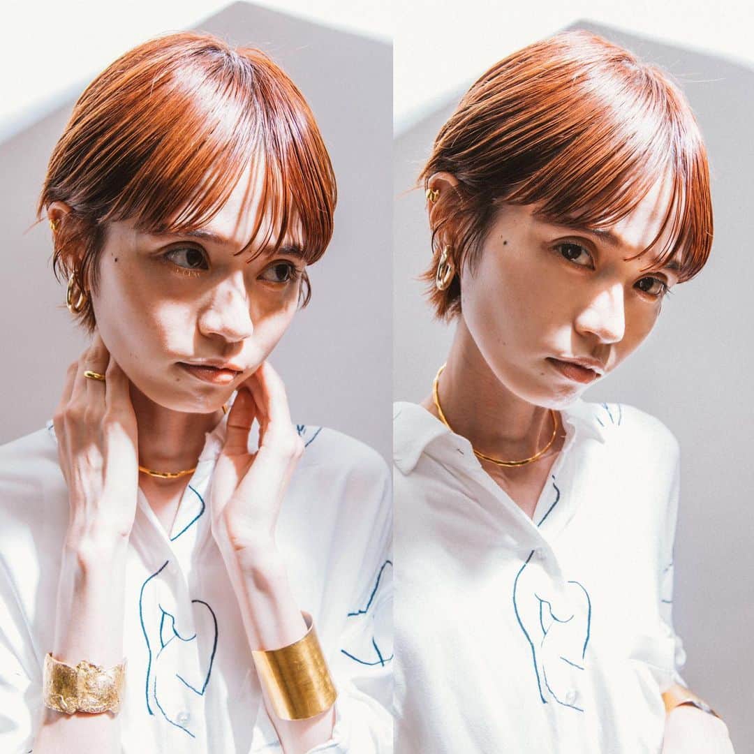 Yanagihara Hirokiさんのインスタグラム写真 - (Yanagihara HirokiInstagram)「夏のショートヘアにはシチリアオレンジ🍊レモン🍋カラー ・ ・ 自分らしく✂︎ ・ ・ #シチリアオレンジ#カラー#ショートヘア」7月11日 11時55分 - yanagihara_hiroki