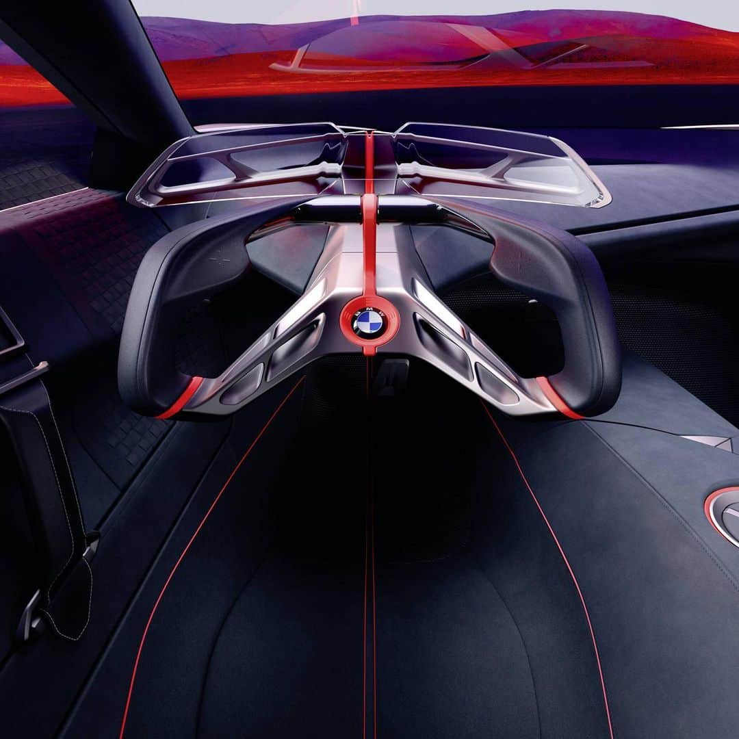 BMWのインスタグラム：「Built for one purpose: the ultimate driver. The interior of the BMW Vision M NEXT. #BMW #MNEXT #BMWM #boost」