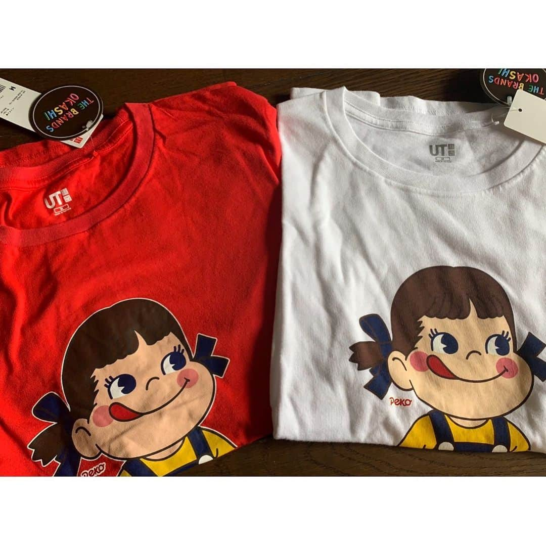 吉田由美さんのインスタグラム写真 - (吉田由美Instagram)「お気に入りのペコちゃんTシャツ  #ユニクロ #ペコちゃん」7月11日 22時47分 - yumi__yoshida