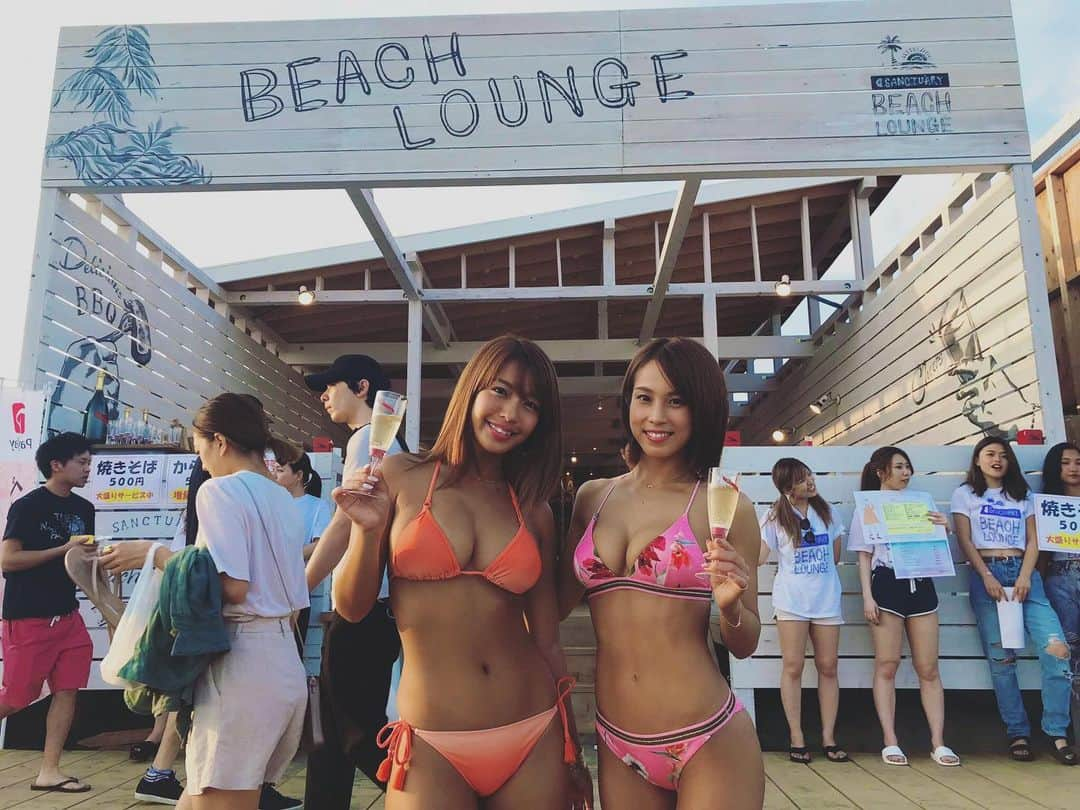 橋本梨菜さんのインスタグラム写真 - (橋本梨菜Instagram)「SANCTUARY BEACH LOUNGE  #鎌倉花火大会 #由比ヶ浜」7月11日 23時19分 - hashimoto_rina_