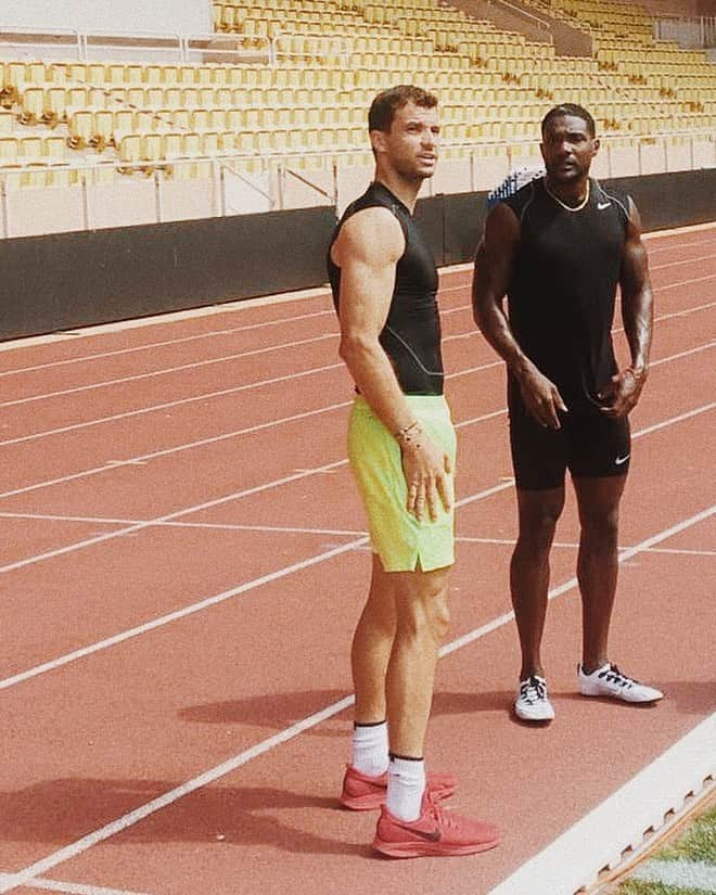 グリゴール・ディミトロフさんのインスタグラム写真 - (グリゴール・ディミトロフInstagram)「Putting in work with @justingatlin this morning 💪🏽」7月11日 23時42分 - grigordimitrov