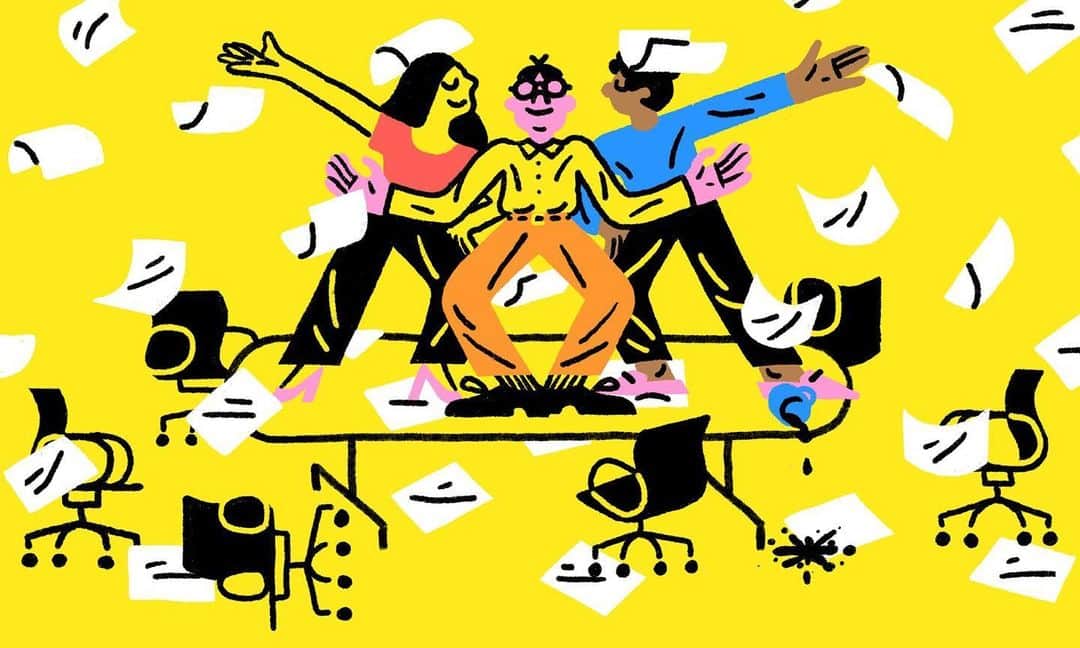 TED Talksのインスタグラム：「Unnecessary work meetings are such a waste of time. Steven G. Rogelberg, a professor of organizational science, management and psychology, has some advice on how to lead meetings that truly engage and inspire the group: 1. Keep things small. Eliminate anyone there “just to listen” and weed out all the non-essential people. 2. Mix up the length. Aim for 20 or 30-minute meetings with clear agendas and goals. 3. Try new formats, such as walking meetings. Research shows they lead to higher satisfaction and more creativity. For three more tips, visit go.ted.com/bettermeetings  Illustration by @justintran」