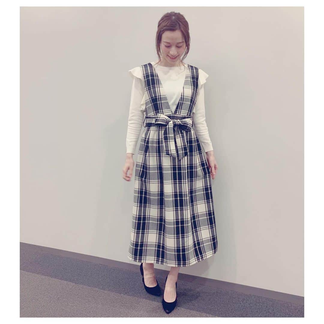 宮島咲良さんのインスタグラム写真 - (宮島咲良Instagram)「ㅤㅤㅤㅤㅤㅤㅤㅤㅤㅤㅤㅤㅤ TOKYO MX『BE-BOP SPORTS』(2019.1.14)のお衣装です☻ ㅤㅤㅤㅤㅤㅤㅤㅤㅤㅤㅤㅤㅤ チェックかわいいチェック！ 私服はあまり持ってないから少し買おうかなぁと思っています◡̈♡ ㅤㅤㅤㅤㅤㅤㅤㅤㅤㅤㅤㅤㅤ #衣装戦隊ミヤジマン #衣装 #fashion #ファッション #ootd #ootdfashion #コーディネート #codinate #tokyomx #bebopsports #宮島咲良」7月11日 16時31分 - sakura_miyajiman