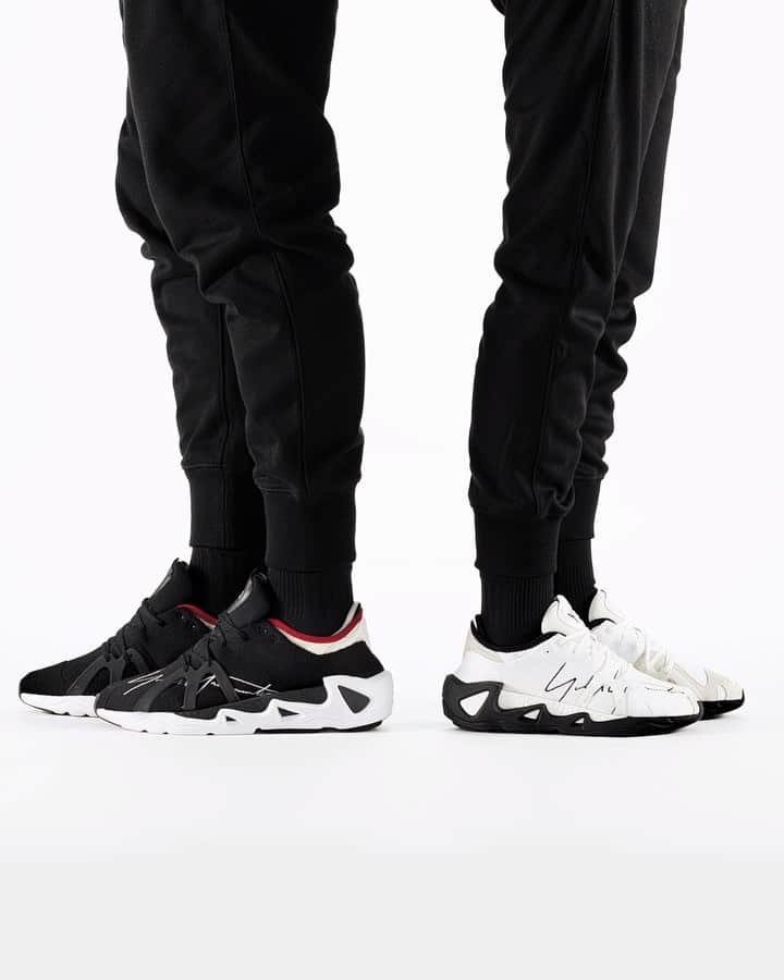 ワイスリーのインスタグラム：「Introducing Y-3 FYW S-97. Inspired by the archival running style Salvation, elevated with adidas technologies, Primeknit and BOOST™. Launching July 18th. --- #adidas #Y3 #YohjiYamamoto #FYWS97 Discover more on Y-3.com」