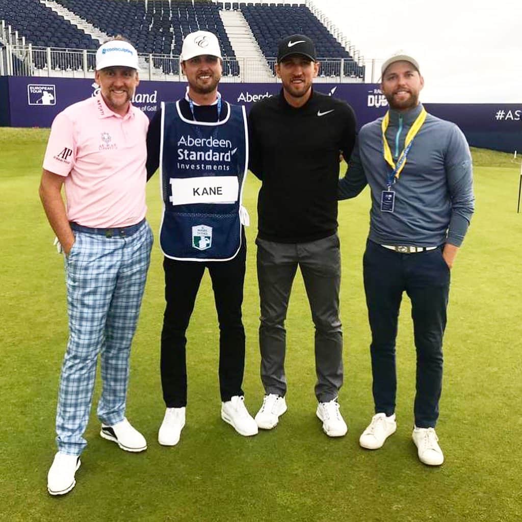 ハリー・ケインのインスタグラム：「Great playing the Scottish Open ProAm with @ianjamespoulter yesterday. A solid round on an amazing course ⛳ Thanks for having me 👍」
