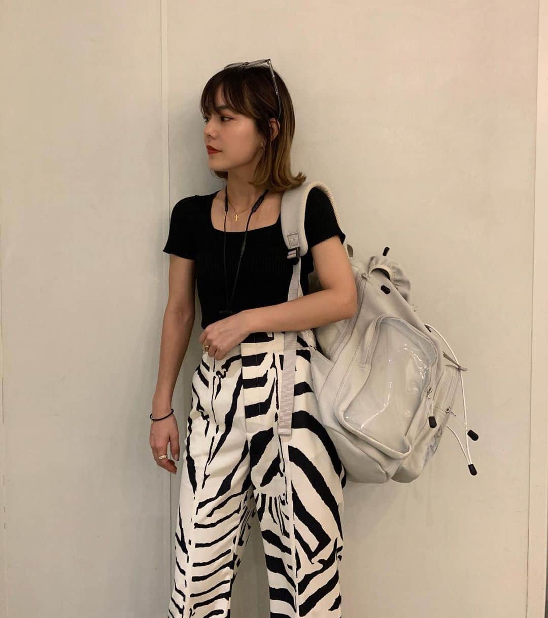 のインスタグラム：「🦓🦓🦓💘 #mei_outfit」