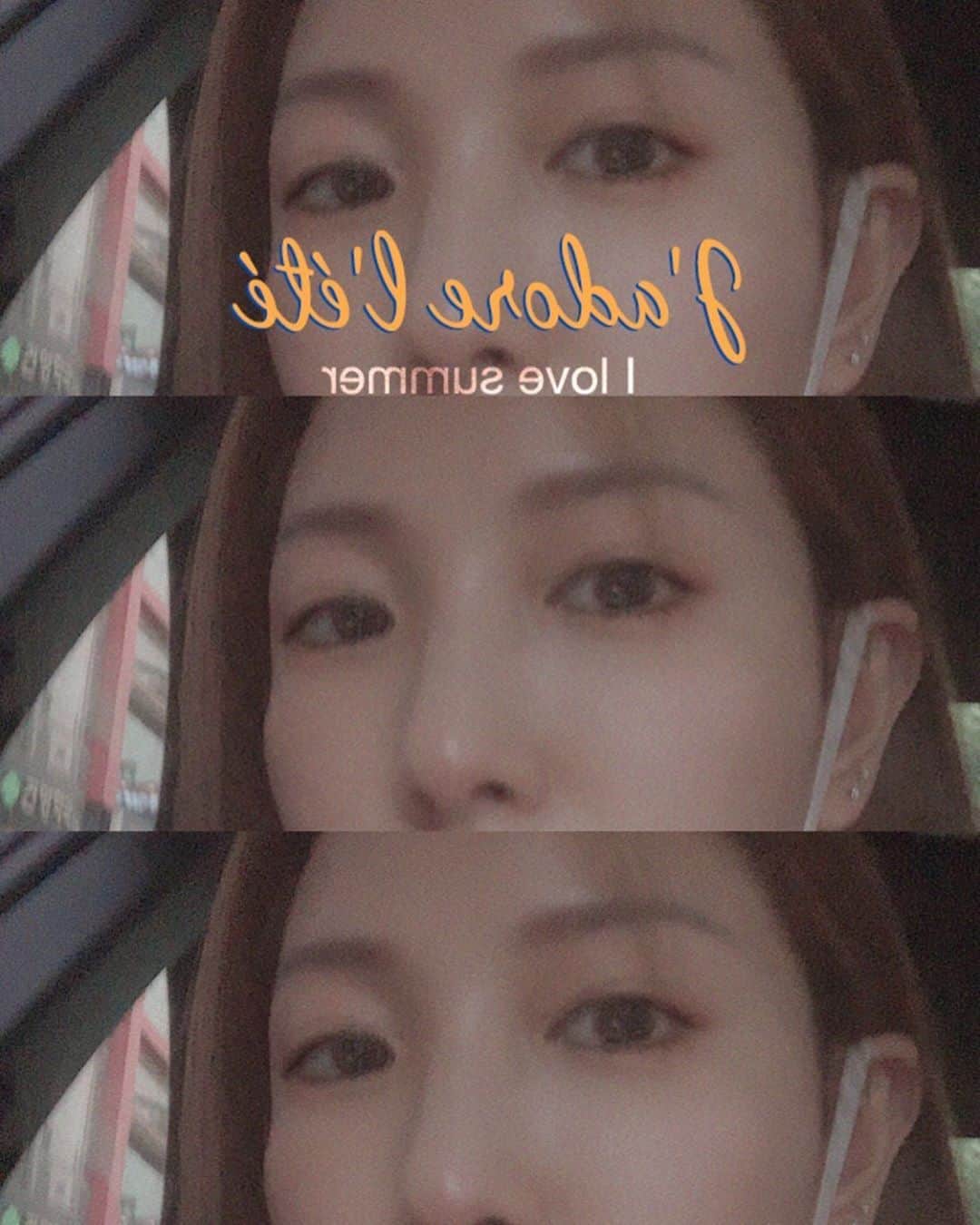 BoAのインスタグラム：「나는 잘 살고 있다! 하염🖐」