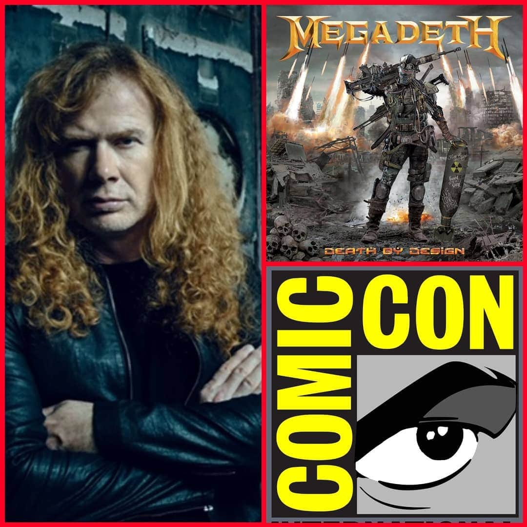 Megadethさんのインスタグラム写真 - (MegadethInstagram)「Dave Mustaine Signs Megadeth Graphic Novel at San Diego Comic-Con. Read more at bleedingcool.com (link in bio)」7月12日 0時12分 - megadeth