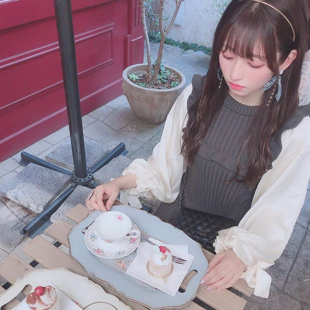 栗原紗英さんのインスタグラム写真 - (栗原紗英Instagram)「福岡にあるかわいいcafé~🐇❤︎」7月11日 18時49分 - hkt48_saekurihara