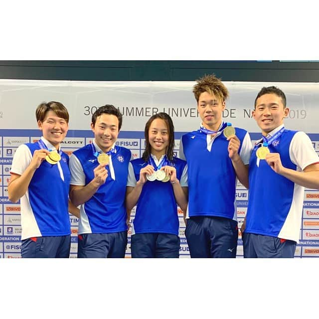 今井月さんのインスタグラム写真 - (今井月Instagram)「応援ありがとうございました⭐️ 楽しすぎた。。 . #universiade2019 #italy🇮🇹 #napoli」7月11日 19時35分 - runa_imai