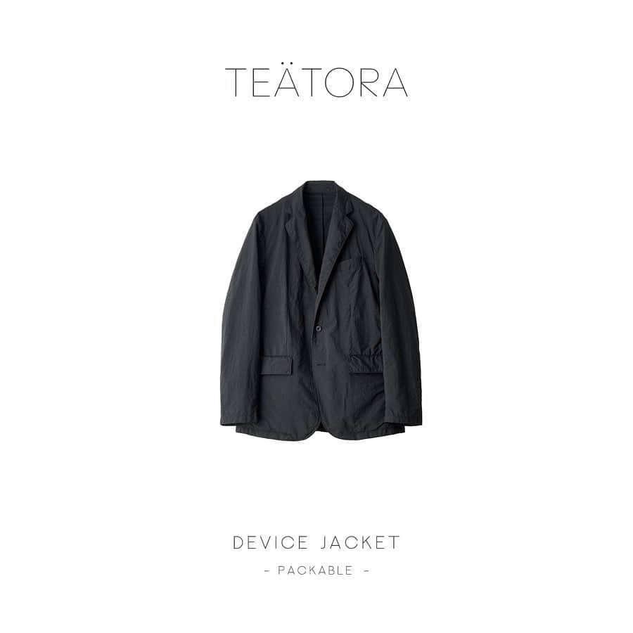 EDIFICEさんのインスタグラム写真 - (EDIFICEInstagram)「【TEATORA - 2019AW NEW COLLECTION - 】﻿ ﻿ EDIFICEでは、クリエーターのパフォーマンスを向上させることを目的に開発される頭脳職の為の機能服を提案する《TEATORA》の2019秋冬コレクションの一部を新宿店限定にて7/12（金）より先行販売致します。﻿ ﻿ ﻿ ﻿ No.3﻿ Jacket : 【TEATORA】¥64,000+tax﻿ ﻿ ノマドワーカーの為に開発されたDEVICE JACKETの最大の特徴は、その佇まいからは想像できない収納力にあります。﻿ ﻿ 腰ポケ内部にファスナーポケットを内蔵したウォレットポケット。﻿ 内部分胸ポケットは一見普通の容量に見えますが、長めのエアーチケットがスマートに出し入れできるように設計してあります。﻿ ﻿ 内部ウエストから脇にかけて配された大容量ポケットは、なんとタブレットをも収納できるほどの大容量。﻿ その他、パスポート収納などの万全なセキュリティー面に加え、長時間のフライトでも窮屈さを感じさせないパターンワークや、ちょっとした動作をスムーズに行える気配りは、まさにTEATORAの真骨頂です。﻿ ﻿ ﻿﻿﻿﻿﻿﻿﻿﻿﻿﻿ No.4﻿ Blouson : 【TEATORA】¥72,000﻿ ﻿ 旅先での観光のために開発されたSouvenir Hunterは、hands freeシリーズの収納力に加え、収納分別に特化したガーメントです。﻿ ﻿ また、インナーにはTシャツやJACKETは勿論、ダウンジャケットのような嵩張るアウターの上からも羽織ることのできる大きなシルエットになっています。﻿ ﻿ 旅先での機能性を重視された、ウォレットポケットやスーベニアポケット。さらにパッカブルにするために備えられたパッカブルポーチは、着用時はウエスト内部に位置するのでセキュリティーポーチとしてもご利用できます。 ﻿ ﻿ ﻿ ﻿ ﻿ ﻿ ﻿ ﻿ ﻿ ﻿ ﻿﻿﻿﻿﻿﻿﻿﻿ ✁----------------------------------------﻿﻿﻿﻿﻿﻿﻿﻿﻿﻿﻿﻿﻿﻿﻿﻿﻿﻿﻿﻿﻿﻿﻿﻿ #edifice #teatora #devicejacket #souvenirhunter #2019aw #packable #edificeshinjuku #utilitywear #minimaldesign #overcoat #nyloncoat #workwear #function #urbanstyle #urbanwear #エディフィス #テアトラ #デバイスジャケット #スーベニアハンター #エディフィス新宿」7月11日 21時07分 - edifice.jp