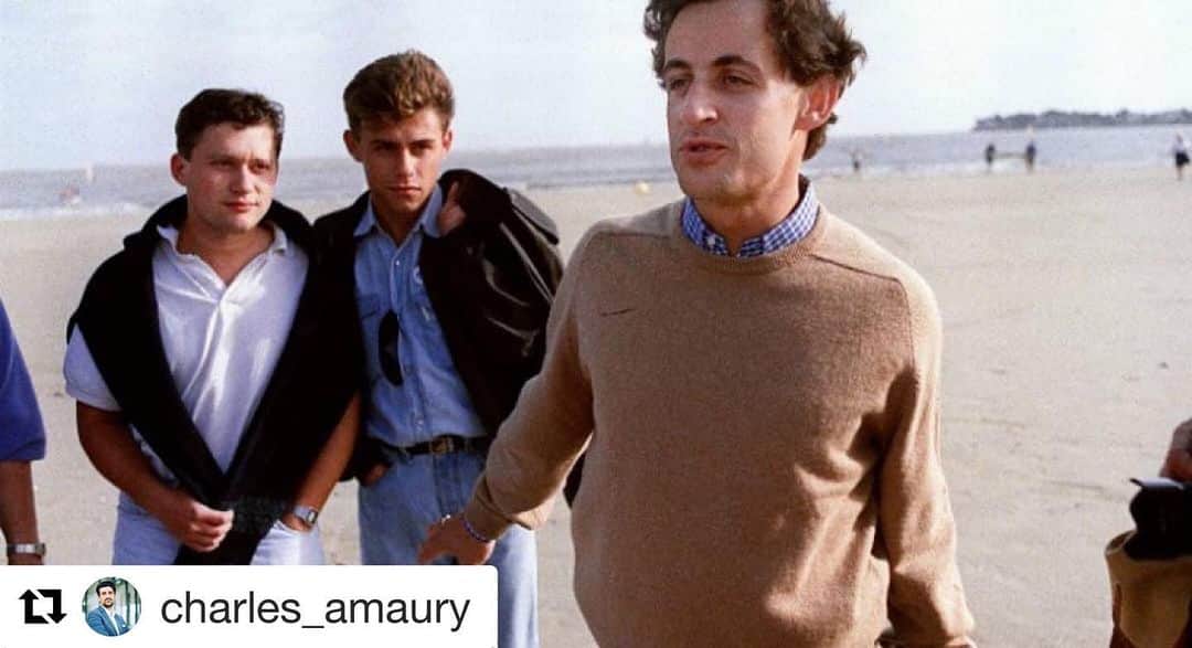 ニコラ・サルコジのインスタグラム：「Merci @charles_amaury pour avoir retrouvé cette photo : tant de souvenirs à #laBaule... Je suis heureux d’y revenir pour une dédicace à 14h30 à la Maison de la Presse, le 22 juillet. #passions @editionsdelobservatoire」