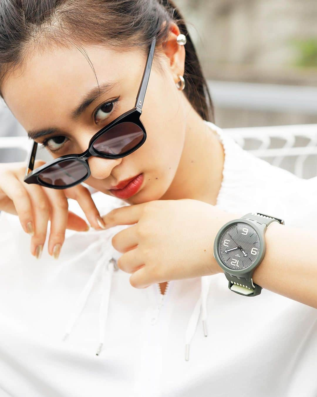 Droptokyoさんのインスタグラム写真 - (DroptokyoInstagram)「TOKYO STREET STYLE Name: @kurumi_0125_  Watch: @swatch_jp  #SwatchBIGBOLD#Swatch #pr#street#streetscenestyle#droptokyo#tokyo#japan##streetfashion#streetwear#streetculture#fashion#shibuya#ファッション Photography: @keimons」7月11日 21時18分 - drop_tokyo