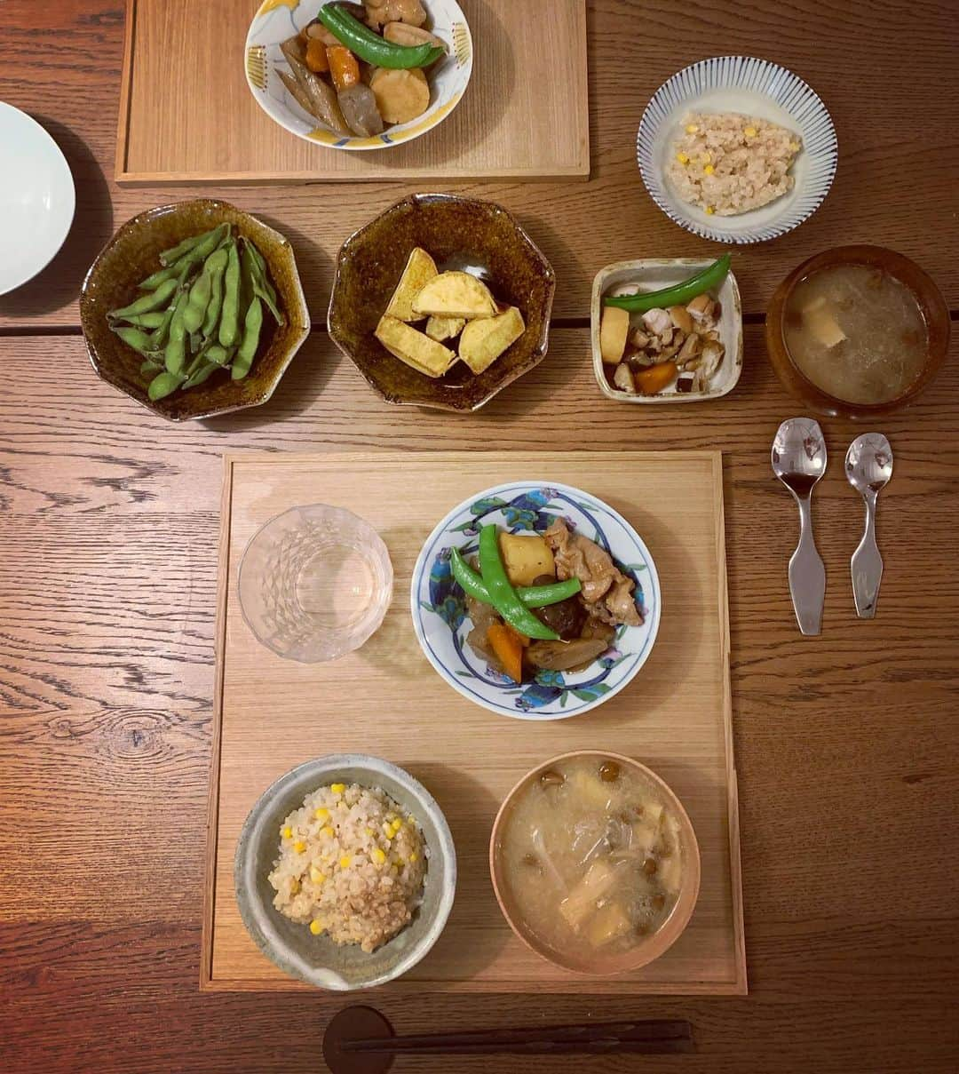 鈴木六夏さんのインスタグラム写真 - (鈴木六夏Instagram)「毎年恒例のとうもろこしご飯を 玄米で作ってみました🌽  昨日は水の加減や諸々で大失敗。 今日リベンジでなかなかgood！  #おうちご飯」7月11日 21時20分 - rikuka.62