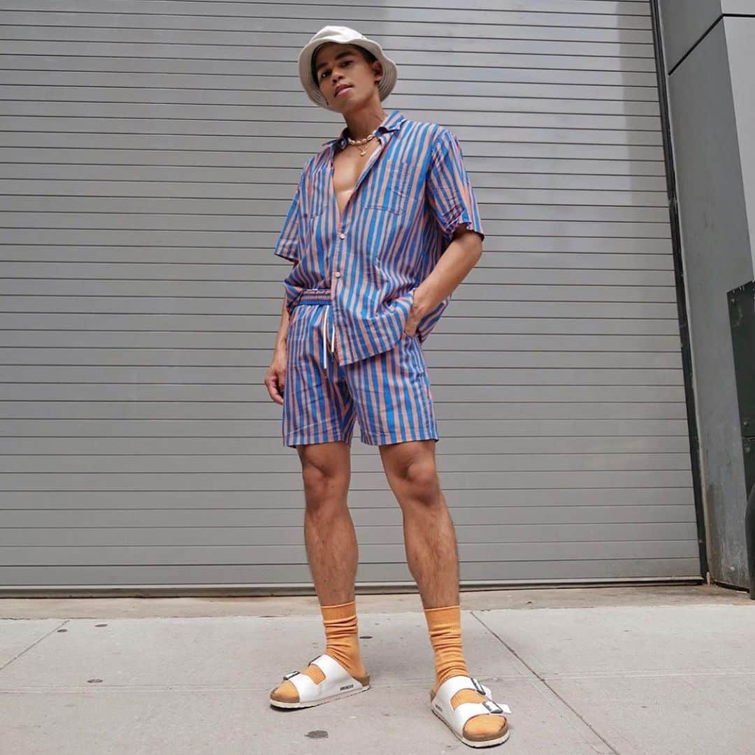 ウィーエスシーさんのインスタグラム写真 - (ウィーエスシーInstagram)「Heading into the weekend heat the right way 🔥 @oh_anthonio  Get your Uneven Stripe set in-store or online now 💫  #Wesc #superlativeconspiracy #Wescspring19 #wastedyouth #spring #summer #matchup #set #shorts #shirt #nyc #soho」7月11日 22時09分 - wesc1999