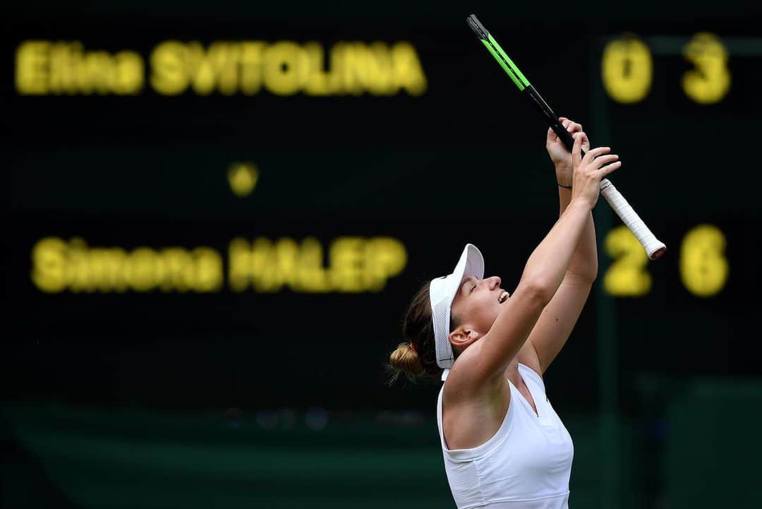 WTA（女子テニス協会）さんのインスタグラム写真 - (WTA（女子テニス協会）Instagram)「@simonahalep is through to her 1️⃣st @wimbledon final! 👏」7月11日 22時28分 - wta