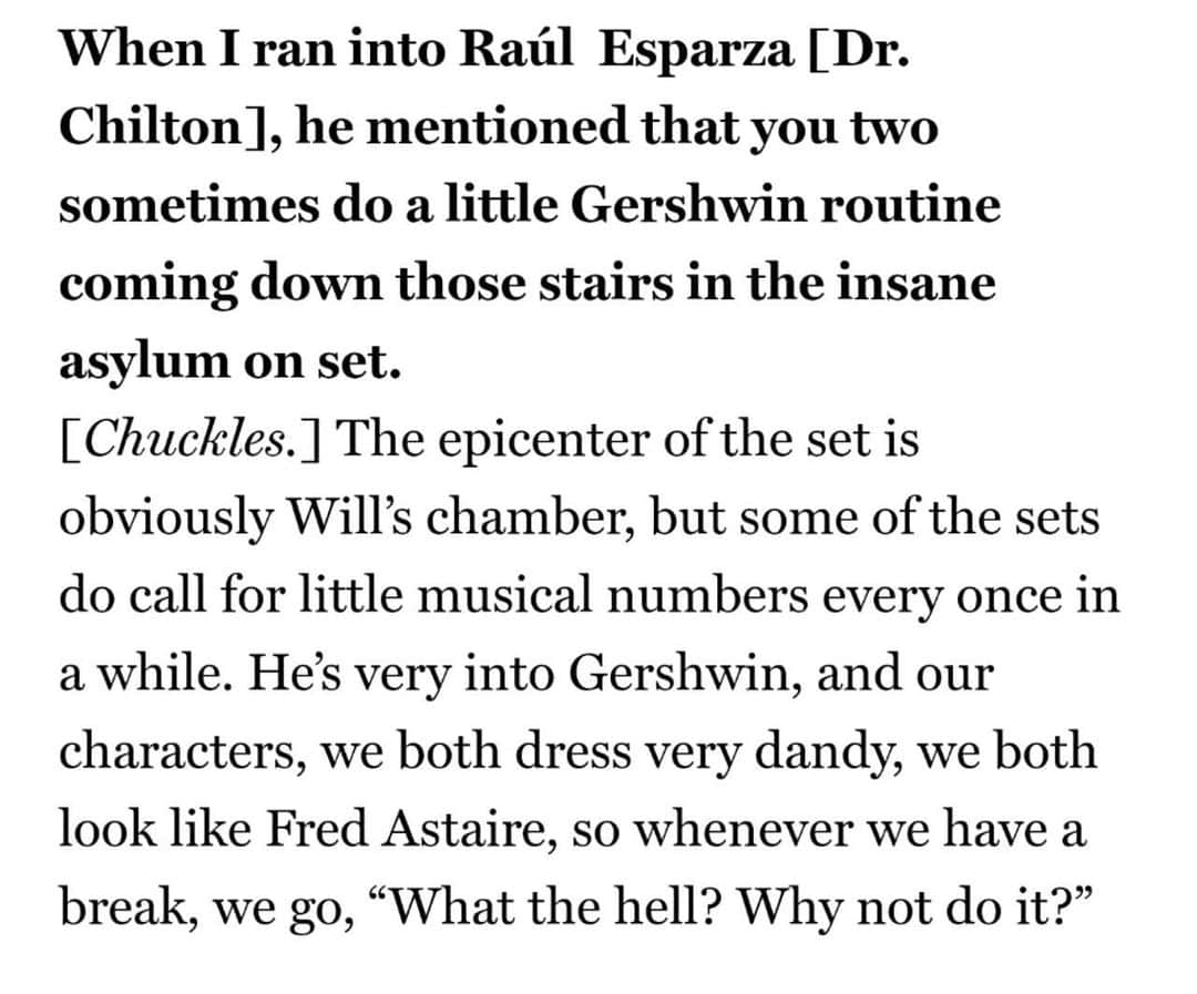 マッツ・ミケルセンさんのインスタグラム写真 - (マッツ・ミケルセンInstagram)「#ThrowbackThursday: Celebrating Gershwin today with a throwback to this interview. 👞  Link in Facebook, Twitter and Weibo.  #Gershwin #Summertime #theofficialmads」7月12日 0時50分 - theofficialmads