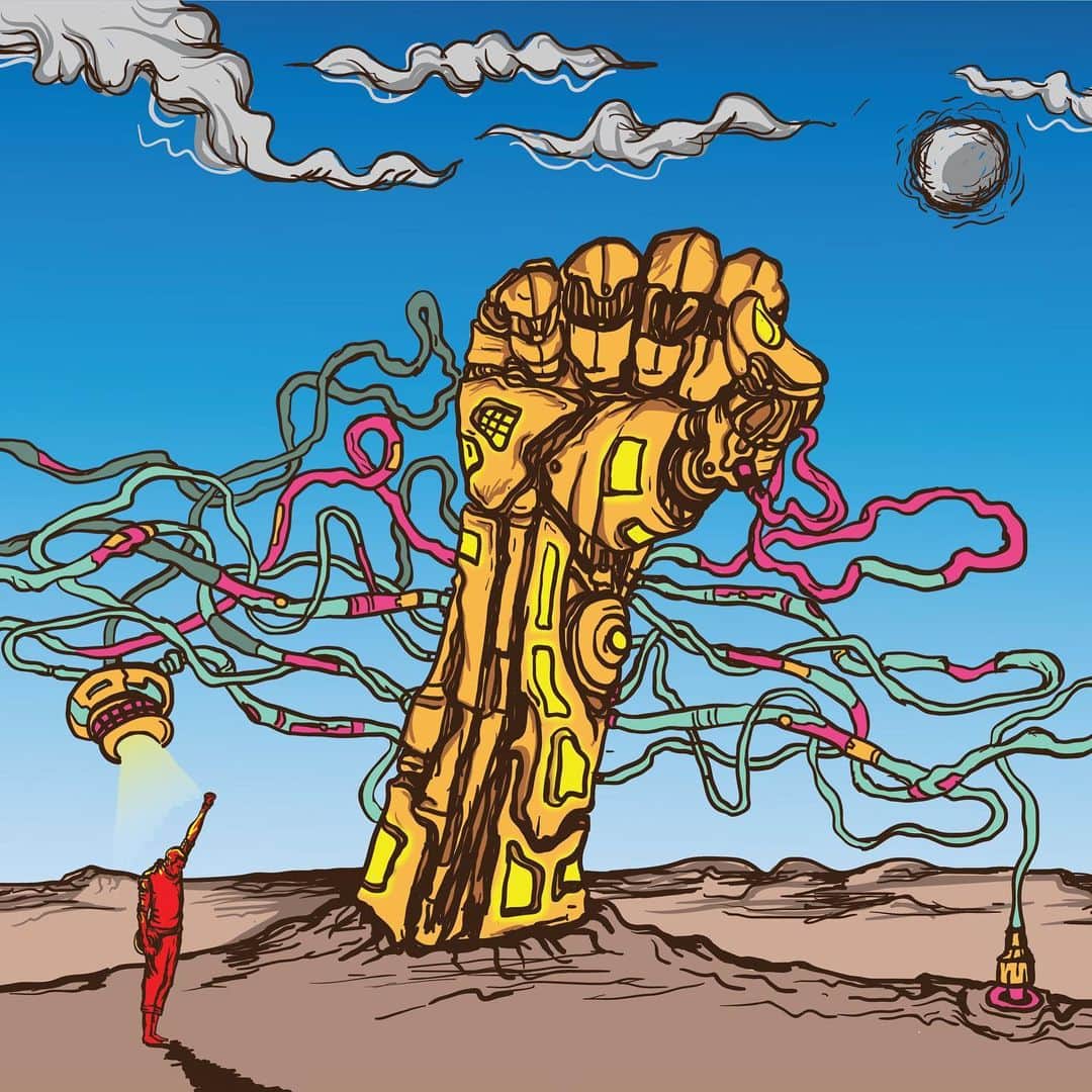 Red Bull Music Academyのインスタグラム：「Afrofuturism Classics ⠀⠀⠀⠀⠀⠀⠀⠀⠀ We asked 17 artists, writers, thinkers and theorists to share their thoughts on the music that best encapsulates the groundbreaking philosophy. Link in bio. ⠀⠀⠀⠀⠀⠀⠀⠀⠀ 🎨: @sonwabovalashiya ⠀⠀⠀⠀⠀⠀⠀⠀⠀ #ATribeCalledQuest #ParliamentFunkadelic #SunRa #JimiHendrix #HerbieHancock #JanelleMonae #Afrofuturism #RBMA」