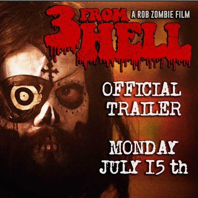 ロブ・ゾンビさんのインスタグラム写真 - (ロブ・ゾンビInstagram)「This is it! The full official trailer. The real deal... not a teaser. The wait is over !!!! #threefromhell #3fromhell #robzombie #sherimoonzombie #billmoseley #richardbrake #sidhaig #deewallace #dannytrejo #panchomoler #jeffdanielphillips #emiliorivera」7月12日 2時01分 - robzombieofficial