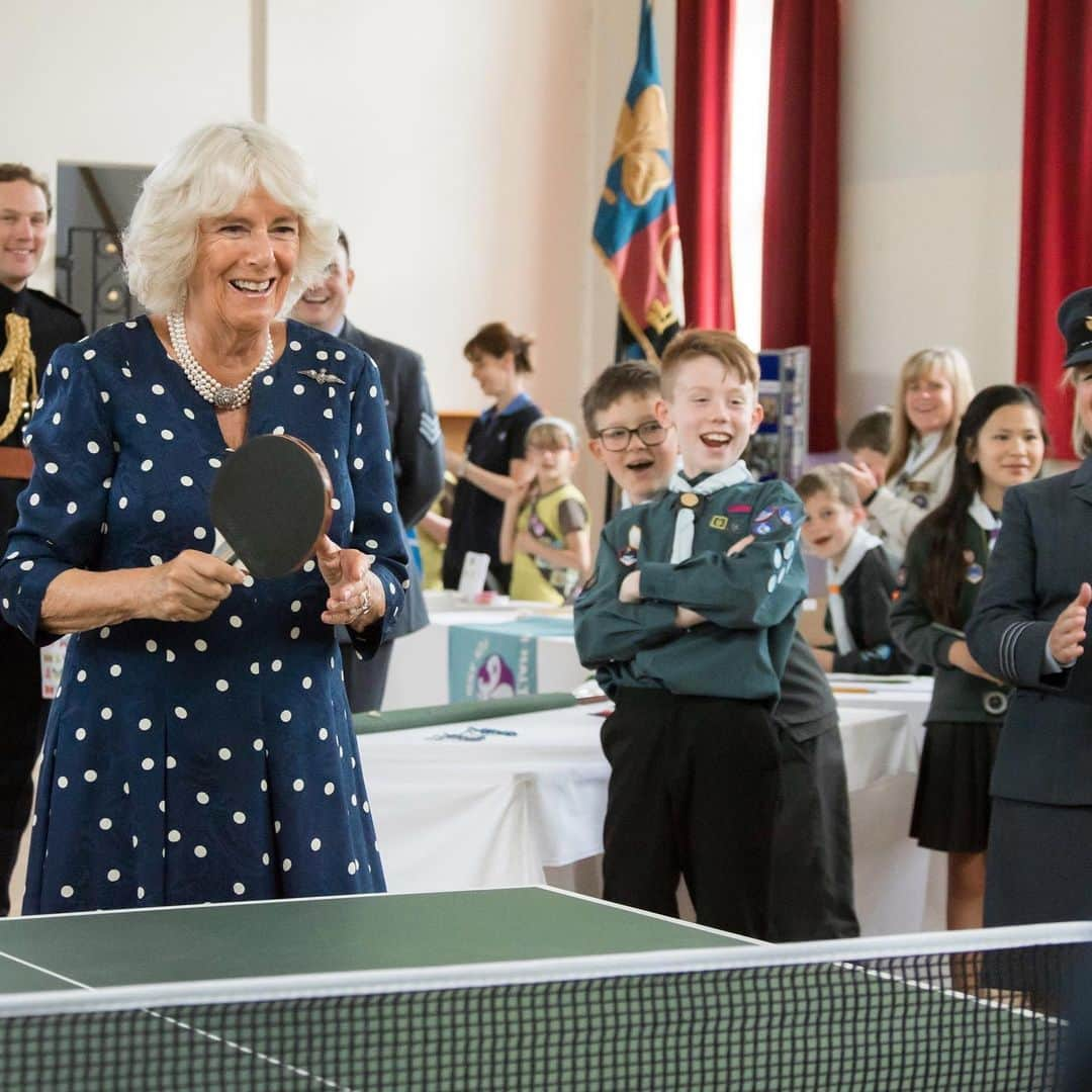 クラレンス邸さんのインスタグラム写真 - (クラレンス邸Instagram)「Today, The Duchess of Cornwall, in her role as Honorary Air Commodore, visited RAF Halton to celebrate their centenary year. During the visit, Her Royal Highness saw the station’s reconstructed World War I trenches, which replicate those that were built in order to train soldiers how to survive on the Western Front. The Duchess also opened the new Youth Activities Centre, where Her Royal Highness met children from the local school and joined in a game of table tennis. 📷 PA / @rafhaltonofficial」7月12日 3時15分 - clarencehouse