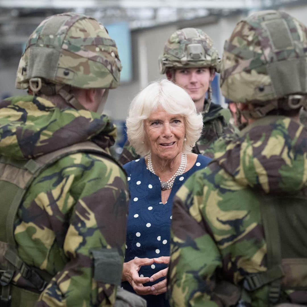 クラレンス邸さんのインスタグラム写真 - (クラレンス邸Instagram)「Today, The Duchess of Cornwall, in her role as Honorary Air Commodore, visited RAF Halton to celebrate their centenary year. During the visit, Her Royal Highness saw the station’s reconstructed World War I trenches, which replicate those that were built in order to train soldiers how to survive on the Western Front. The Duchess also opened the new Youth Activities Centre, where Her Royal Highness met children from the local school and joined in a game of table tennis. 📷 PA / @rafhaltonofficial」7月12日 3時15分 - clarencehouse