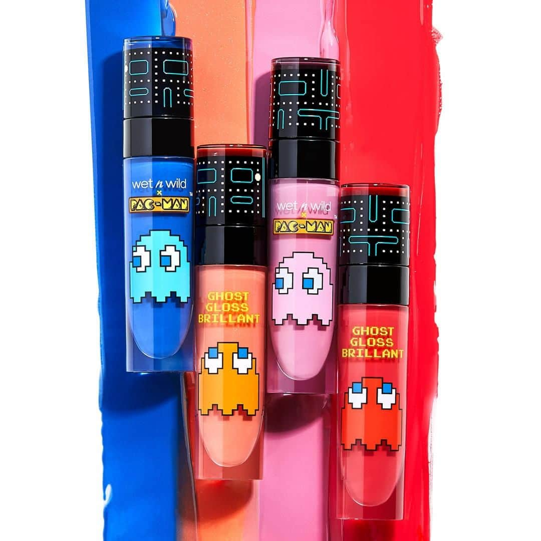 wet'n wild beautyさんのインスタグラム写真 - (wet'n wild beautyInstagram)「💋 Pucker up! 💙 Inky 🧡 Clyde 💗 Pinky ❤️ Blinky . . . #wetnwildbeauty #pacman #pacmanmakeup #pacmanxwetnwild #lipgloss #lipglosspoppin #gloss #lipglossaddict ©BNEI」7月12日 4時05分 - wetnwildbeauty