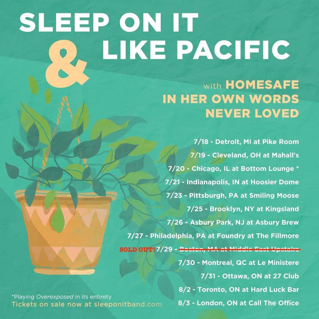 Alternative Pressさんのインスタグラム写真 - (Alternative PressInstagram)「BOSTON IS OFFICIALLY SOLD OUT! Don't sleep on tickets to see @sleeponitband, @likepacific and more this summer 👇⁠ TICKETS IN BIO⁠ .⁠ .⁠ .⁠ #sleeponit #likepacific #homesafe #inherownwords #neverloved #alternativepress #altpress」7月12日 5時25分 - altpress