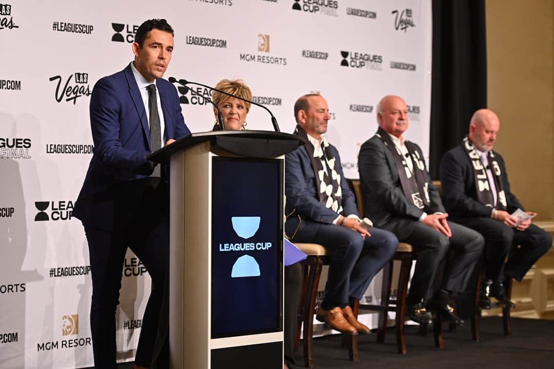 Major League Soccerさんのインスタグラム写真 - (Major League SoccerInstagram)「It’s official! The final of the inaugural @LeaguesCup will be played at Sam Boyd Stadium in Las Vegas on Sept. 18!」7月12日 6時15分 - mls