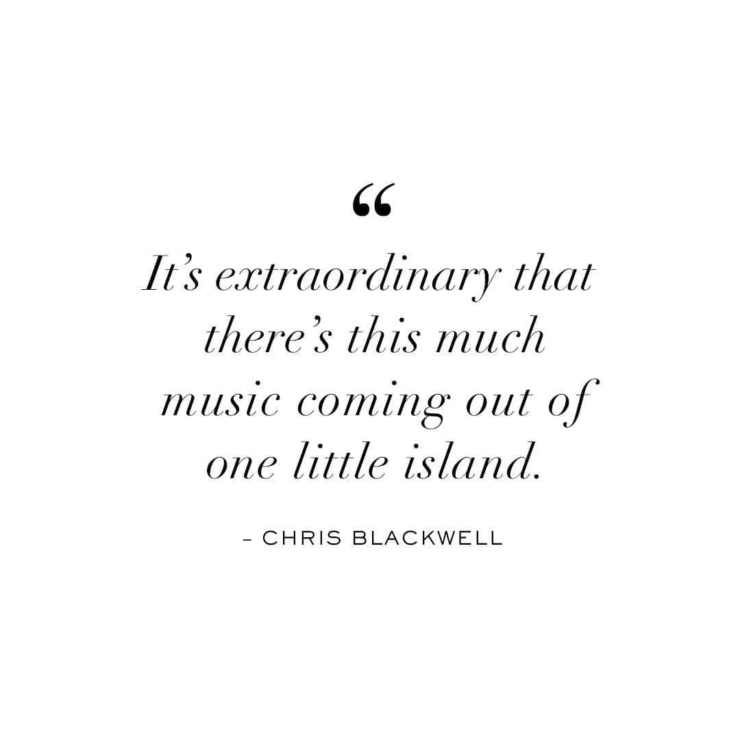 デビッドヤーマンのインスタグラム：「Per capita, the island 🏝️ of Jamaica creates more recorded music than any other nation in the world 🌎 Watch our interview with #ChrisBlackwell and listen to the @trojanjamaica song featured in our campaign through the #linkinbio #DavidYurman」