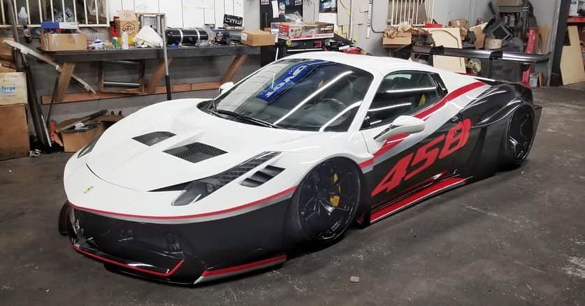Wataru Katoさんのインスタグラム写真 - (Wataru KatoInstagram)「LB★Silhouette WORKS 458 GT in USA 🇺🇸!! One more 458 Silhouette done !! More coming to the world!! Stay tune!! Special thanks to @ltmw & @libertywalk.usa !!」7月12日 18時32分 - libertywalkkato