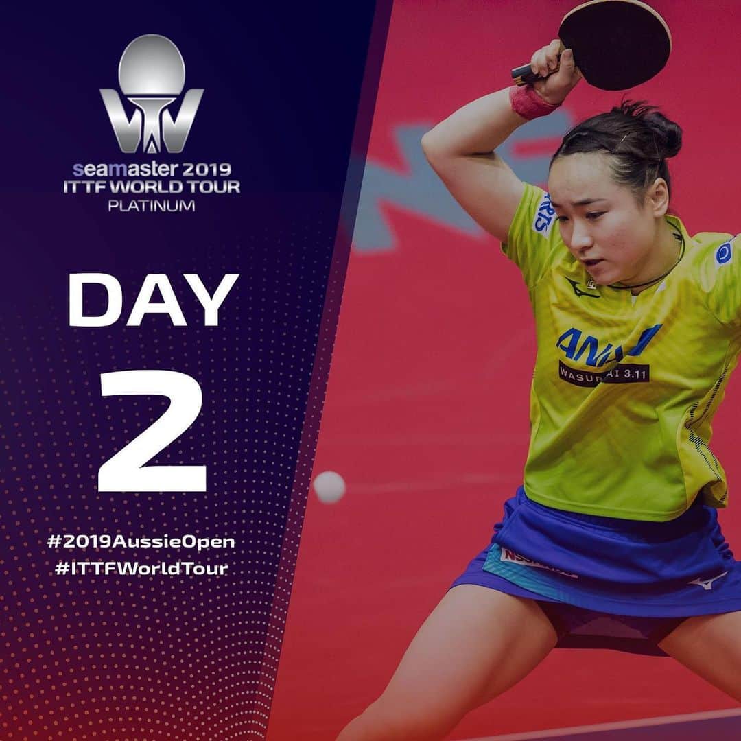 ITTF Worldさんのインスタグラム写真 - (ITTF WorldInstagram)「Let's do Day 2️⃣ at the #ITTFWorldTour 🇦🇺#2019AussieOpen!  Who are you cheering for❓」7月12日 9時40分 - wtt