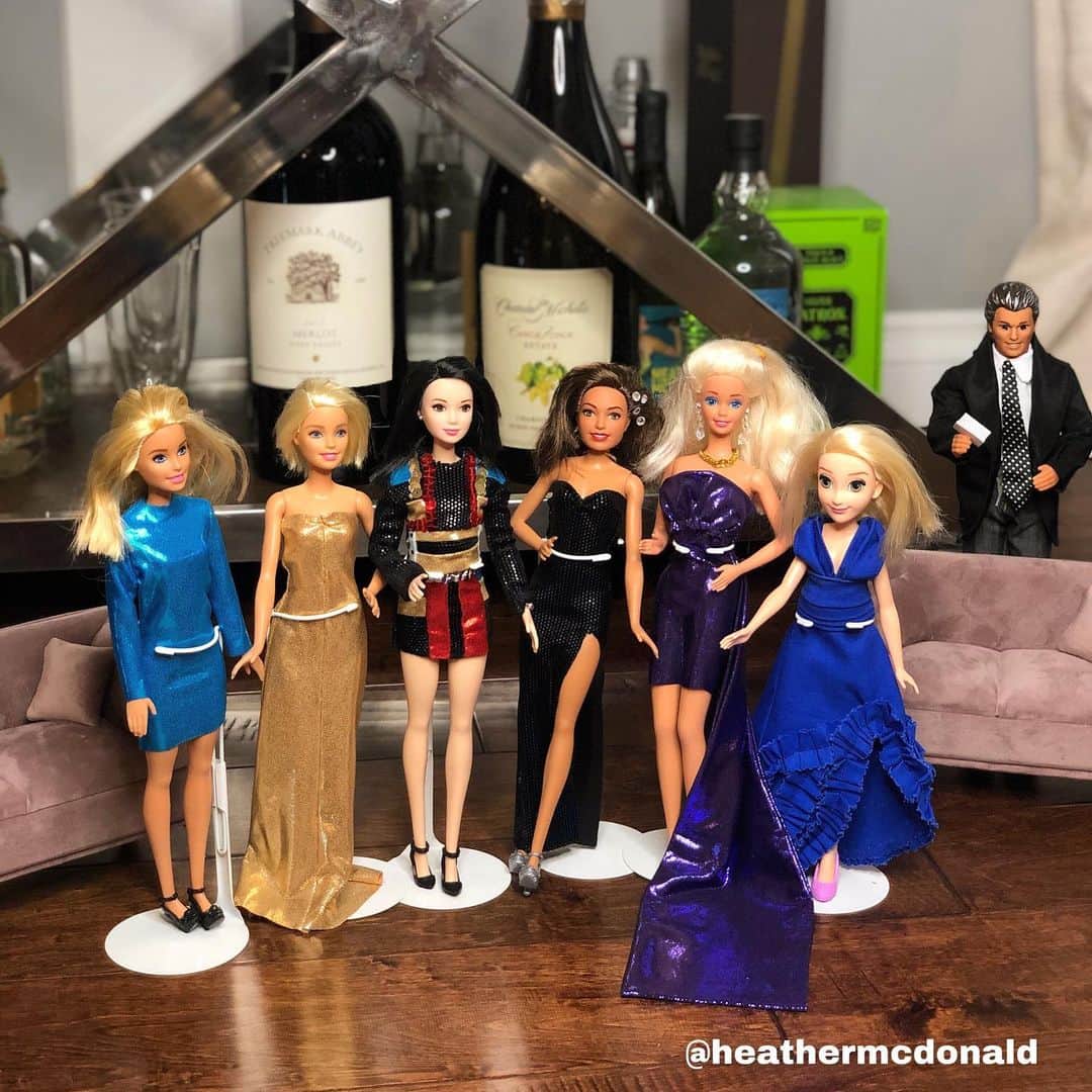 ヘザー・マクドナルドのインスタグラム：「Real Housewives of New York Reunion 🍎 Get ready for the #barbierecap video up tomorrow! Swipe right to see the real photo @bw_creatives」