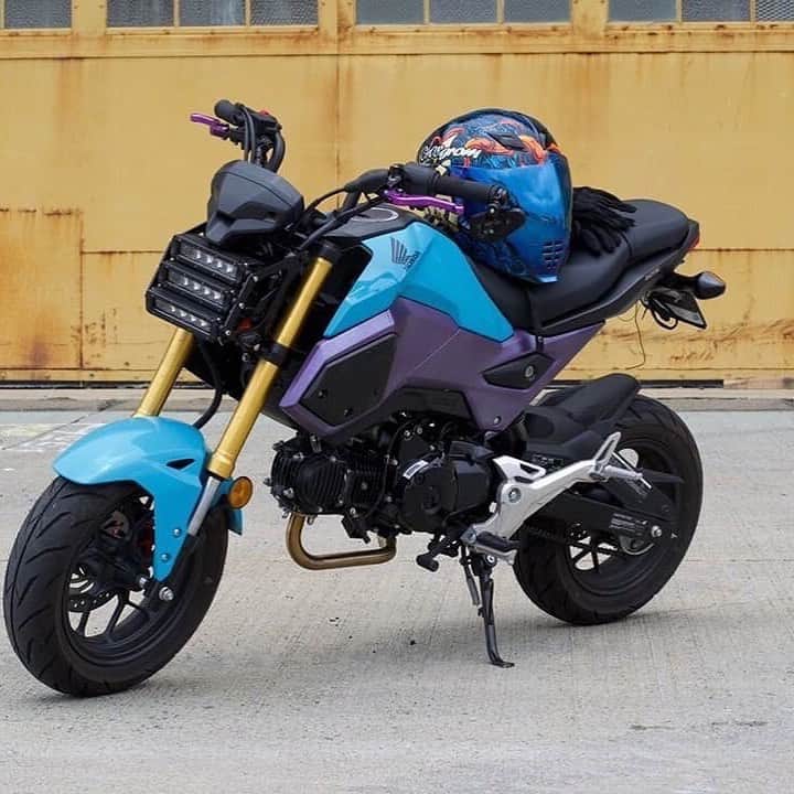 Honda Powersports USさんのインスタグラム写真 - (Honda Powersports USInstagram)「Show us your #Grom! We want to see what everyone has done to make it their own. Make sure to tag #Grom and #MiniMOTO 😎 📸: @408grom」7月12日 10時19分 - honda_powersports_us