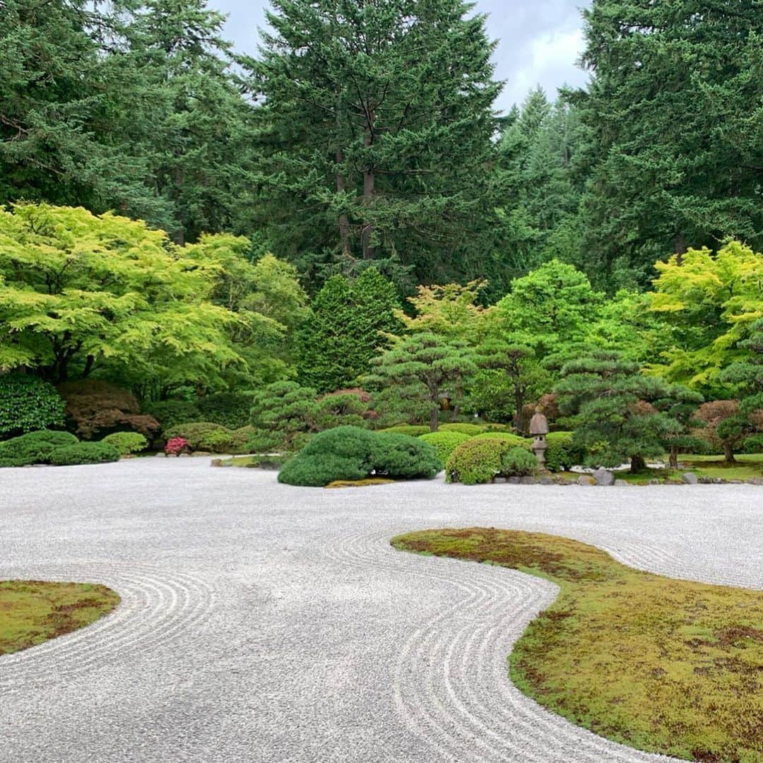 ノーマさんのインスタグラム写真 - (ノーマInstagram)「Portland Japanese Garden🎍 オレゴンの大自然と日本文化の融合が魅力的なポートランド日本庭園。世界屈指と言われる日本庭園なのだそう。 庭園に限らずこの辺りは苔がとにかく美しくて萌える。 オレゴンに20年暮らすおとんと。  #oregon #portland #portlandjapanesegarden #botanics #nomatrip #オレゴン #ポートランド #ポートランド日本庭園 #植物 #苔」7月12日 12時30分 - noma77777