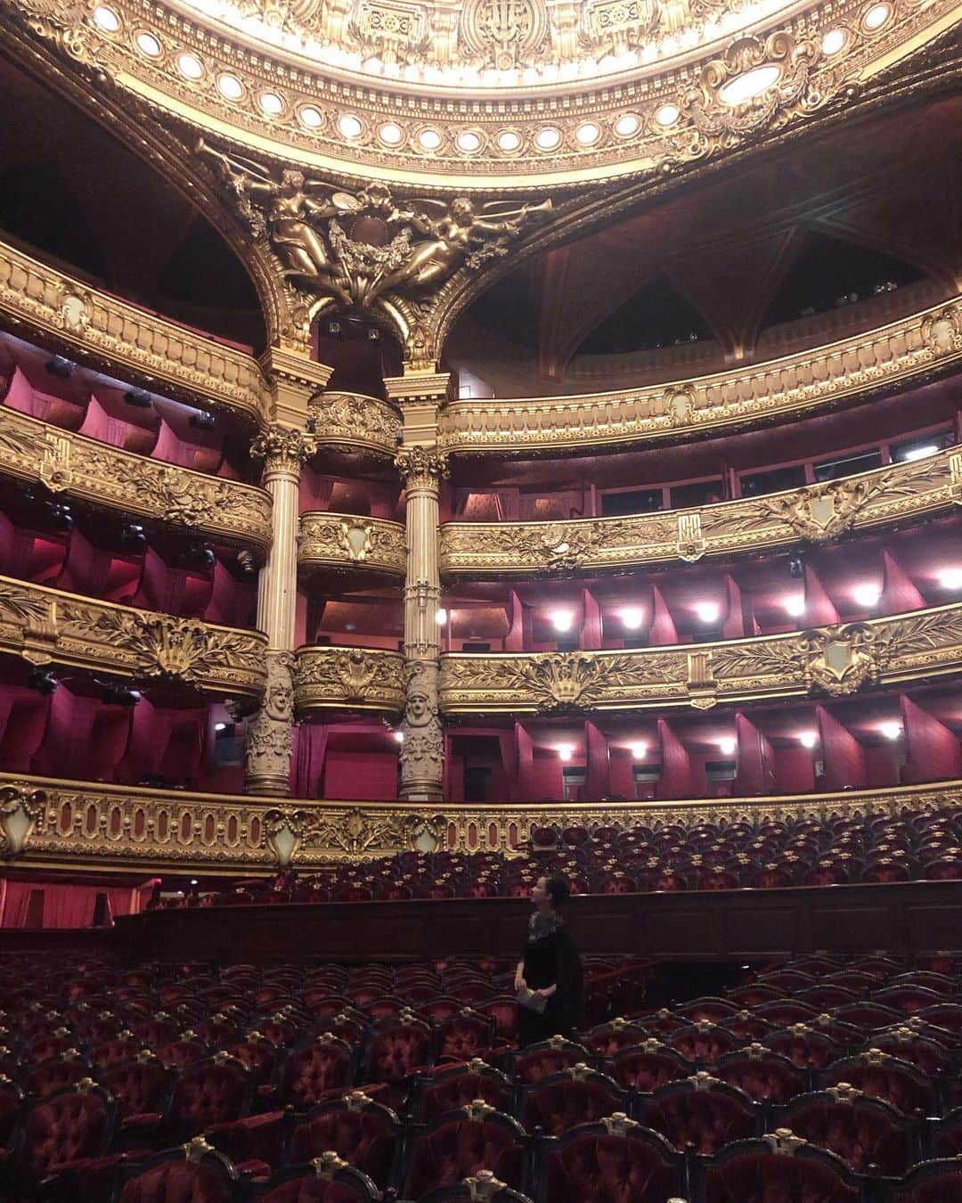 桐島かれんさんのインスタグラム写真 - (桐島かれんInstagram)「パレ・ガルニエ、オペラ座にてロケ。 その美しさに感動しました。 #パレガルニエ #オペラ座 #パリ」7月12日 12時37分 - houseoflotuskaren