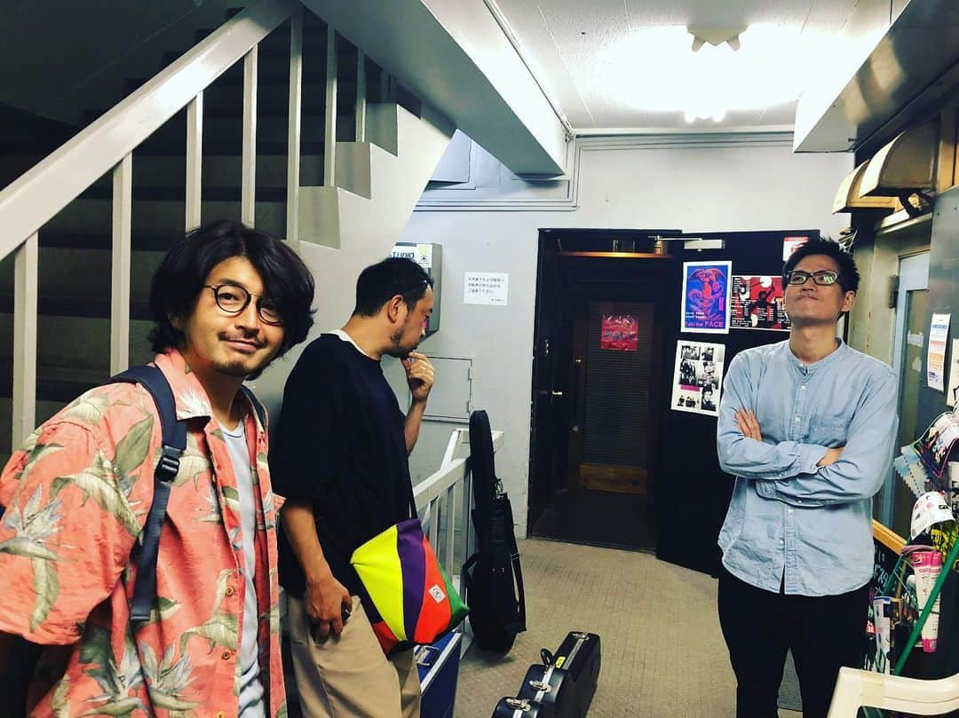 吉澤響のインスタグラム：「隅倉さんを迎えて、ベーシスト感謝祭の最終リハ。今回で4回目のベー感ですが、今回も素晴らしいイベントになりそう…！ 7/15はLa.mamaに遊びにきてくださいな！」