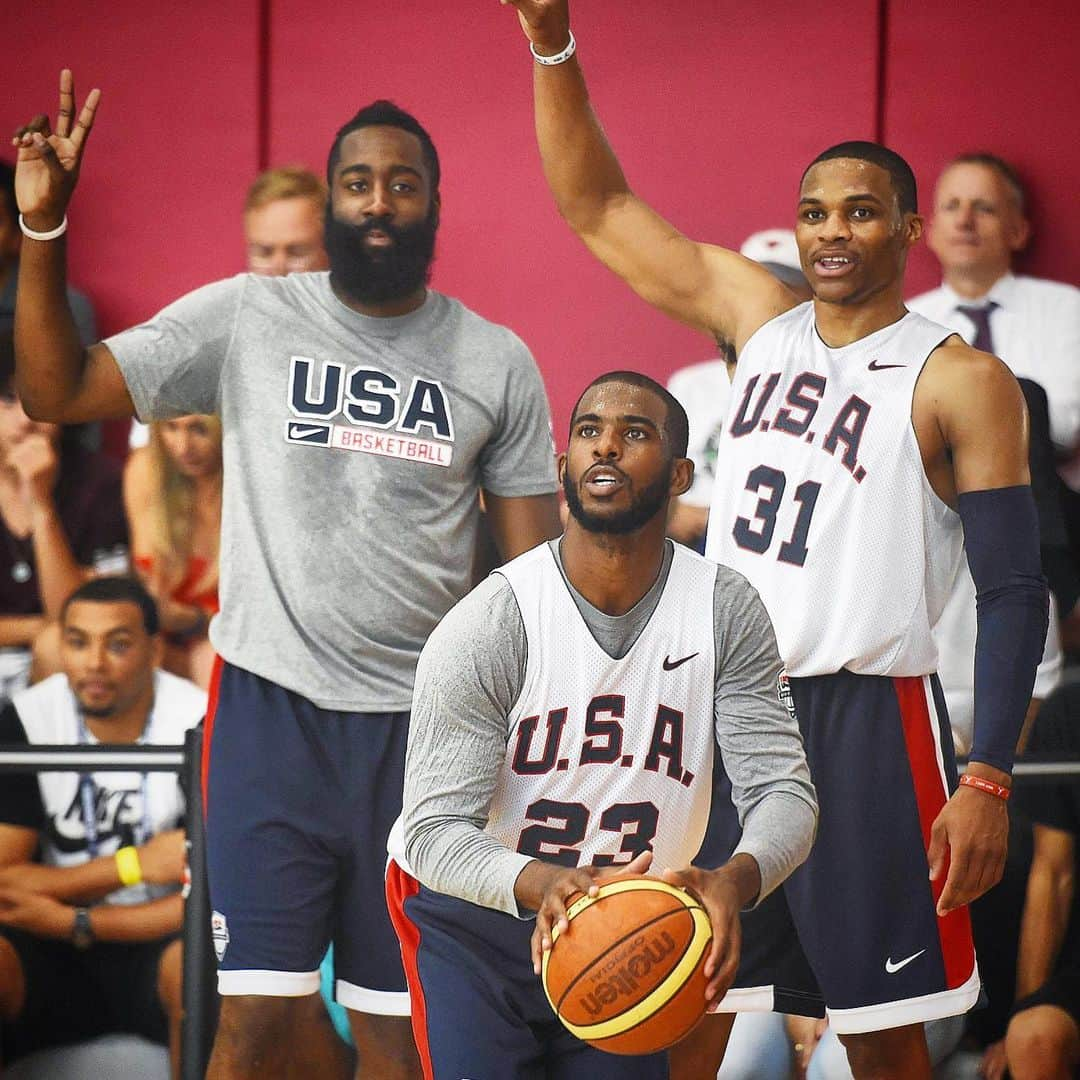 FIBAさんのインスタグラム写真 - (FIBAInstagram)「Who’s the better Point Guard? @CP3 or @RussWest44?」7月12日 13時47分 - fiba