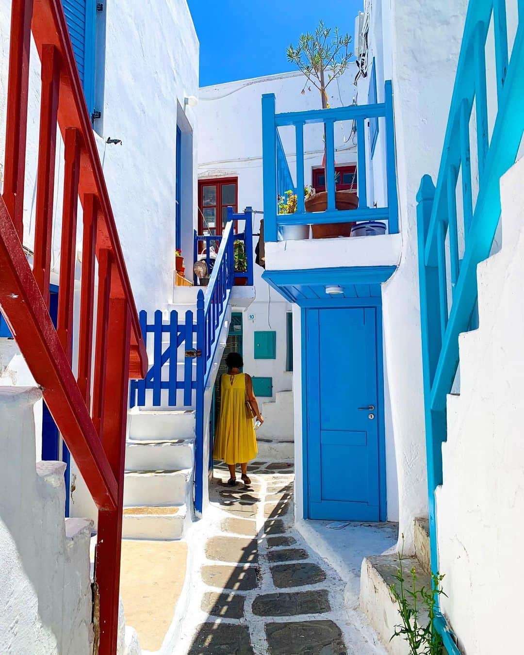 森友里恵さんのインスタグラム写真 - (森友里恵Instagram)「#mykonos #greece #ギリシャ 全部可愛い❤️」7月12日 14時04分 - yucrebie