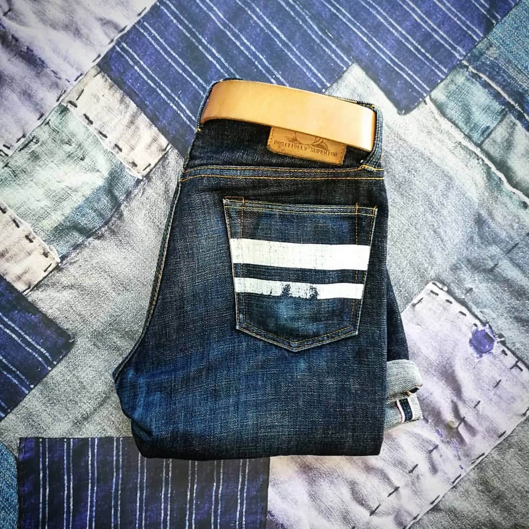 momotarojeansのインスタグラム：「Worn half year prewashed, soak 1time.  #fadefriday  #kojima #kurashiki #okayama #jeans #denim #denimday #denimporn #denimhead #selvedge #selvage #selvedgedenim #selvedgeforum #denimevolution #selvedgemurah #unionspecial #goingtobattle #madeinjapan #japanesedenim #fading #naturalfading #madebyhand #madeinjapan #jeanslife #vintagejeans #fade #selvedge #mensweardaily」