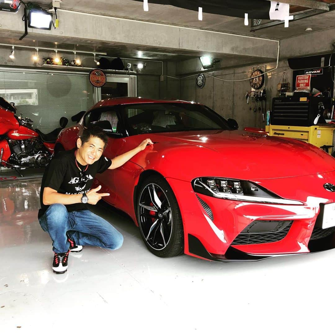 織戸学さんのインスタグラム写真 - (織戸学Instagram)「Arrival, my pretty baby^_^  90Supra  最高の気分。  Corolla MIEさま  本当にありがとうございます。」7月12日 15時10分 - maxorido