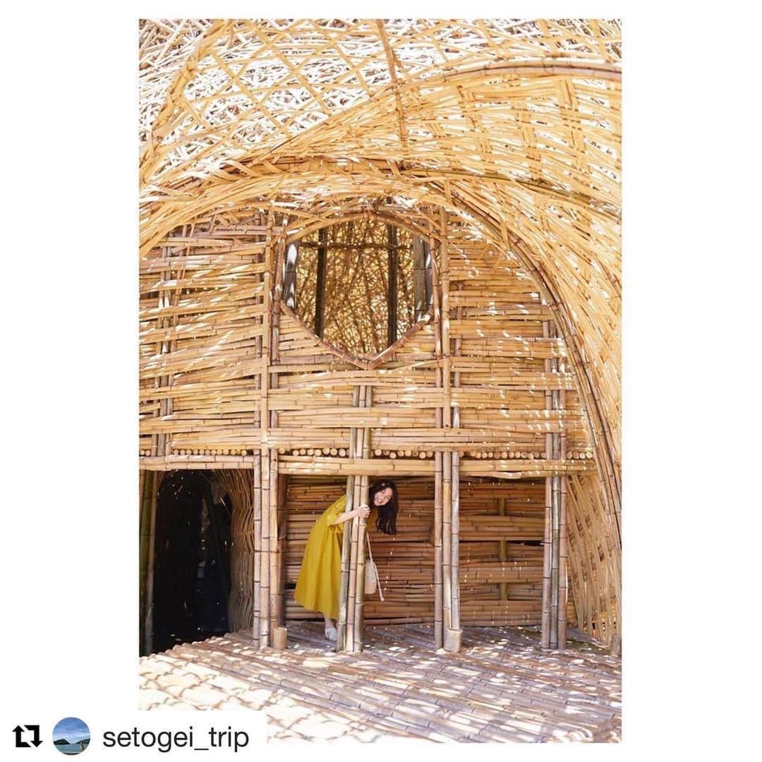 のインスタグラム：「@setogei_trip . #Repost @setogei_trip with @get_repost ・・・ 来週から始まる瀬戸内国際芸術祭。夏会期🌻 ３年に一度開催される現代アートの祭典です🎨 @artsetouchi  #小豆島 #小豆島の恋#ワンウェンチー #artsetouchi#setouchi#setouchitrip #setouchitriennale2019 #瀬戸内国際芸術祭2019#瀬戸内国際芸術祭#瀬戸芸#ふれあう春#あつまる夏#ひろがる秋」