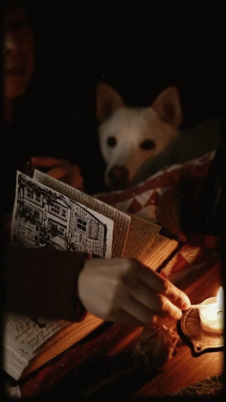 Catharine Mi-Sookのインスタグラム：「The ballad of a dog, his person and a journal.  #theyonseichronicles #journaling #everydaymagic」