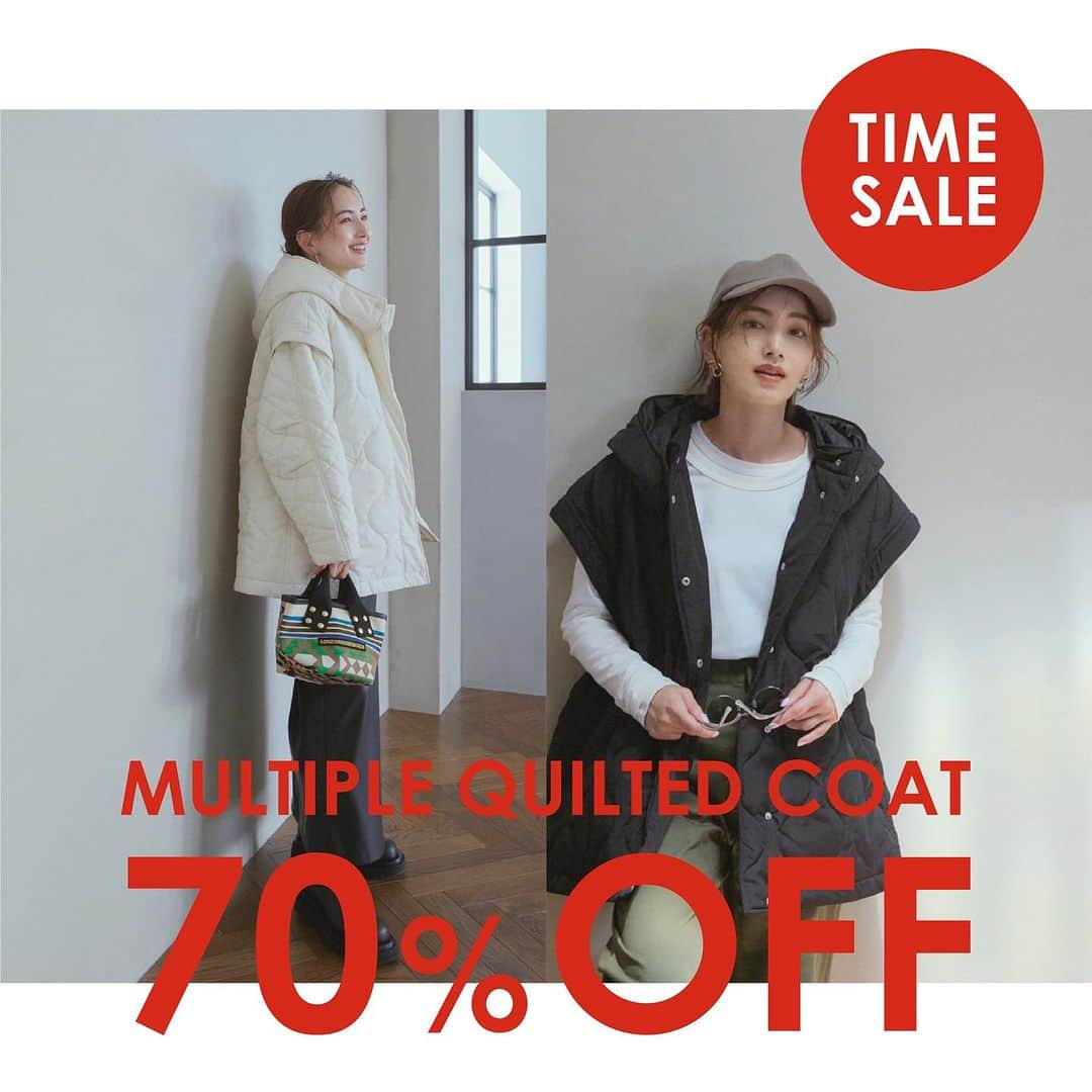 オブレクトさんのインスタグラム写真 - (オブレクトInstagram)「oblekt TIME SALE MAX 70%OFF ❗️ 本日12/18 (MON) 12:00 Start✨ - 12/24 (SUN) 23:59まで  完売必至アイテムもございます🌱 大変お得なこの機会にぜひご利用ください✨  目玉商品はスライドしてご覧ください🤍  そして、oblektの公式LINEをお友だち追加していただいている方には、さらにお得になるキャンペーンも実施中です！ 今からでも間に合います！ お得なこの機会にぜひお友だち追加をお願いします✨  LINE アカウントID 【@oblekt.jp】と検索👀  #oblekt #オブレクト #timesale   #oblekt #オブレクト #timesale #sale」12月18日 12時31分 - oblekt_jp